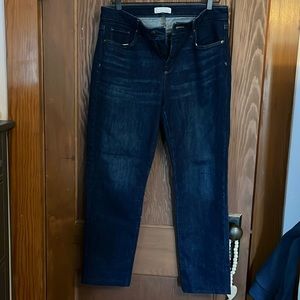 Loft curvy girlfriend jeans